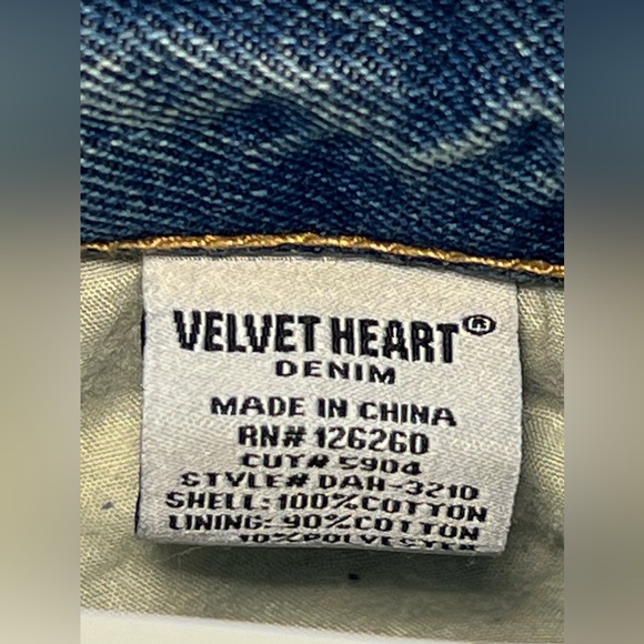 VELVET Heart denim Yelena Classic Fit Star button up Skirt vintage! - Picture 13 of 15